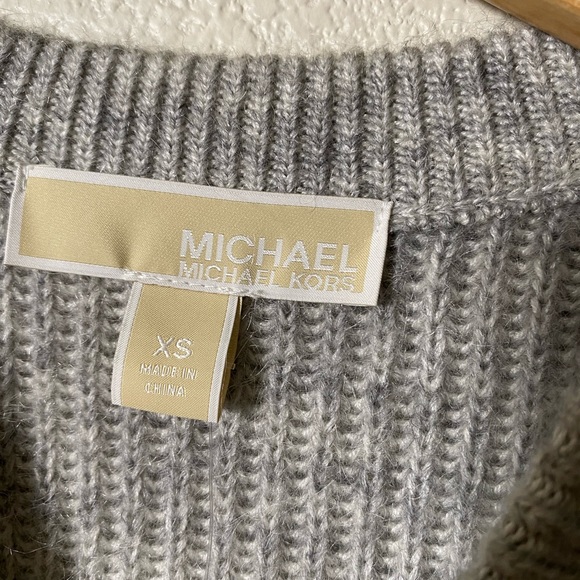Michael Kors | Wool mohair crew neck sweater knitted dress - Picture 6 of 7